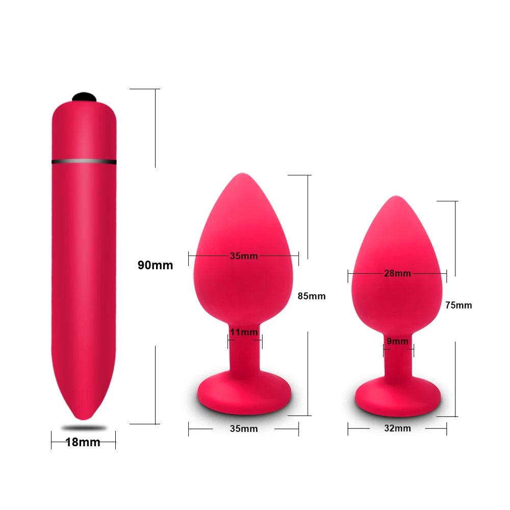 Side profile of vibrator showing shape