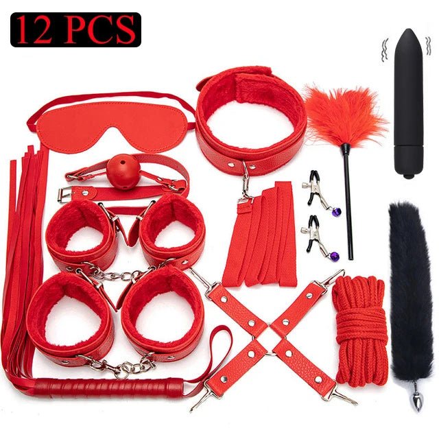 Full set contents laid flat all pieces included