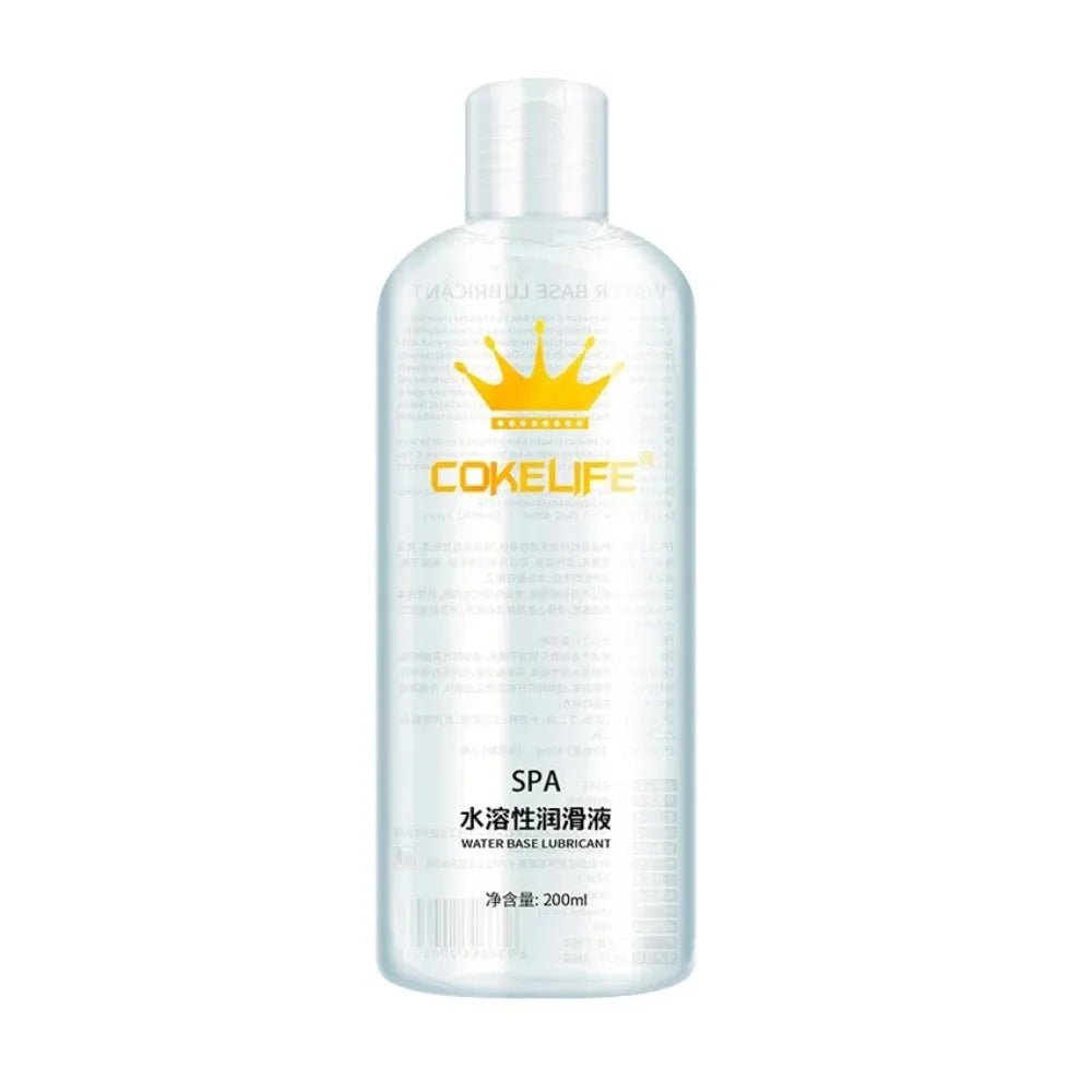 Lubricant bottle with cap detail