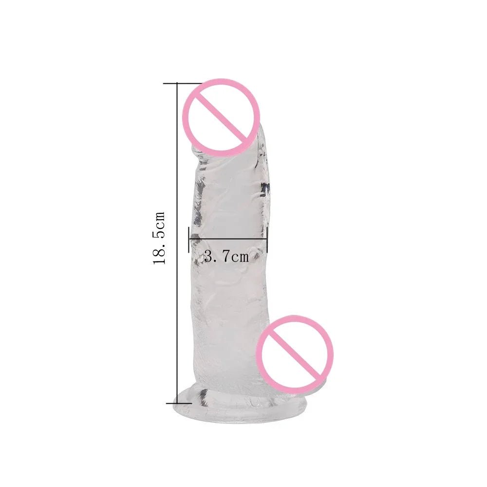Realistic adult toy product view on white background