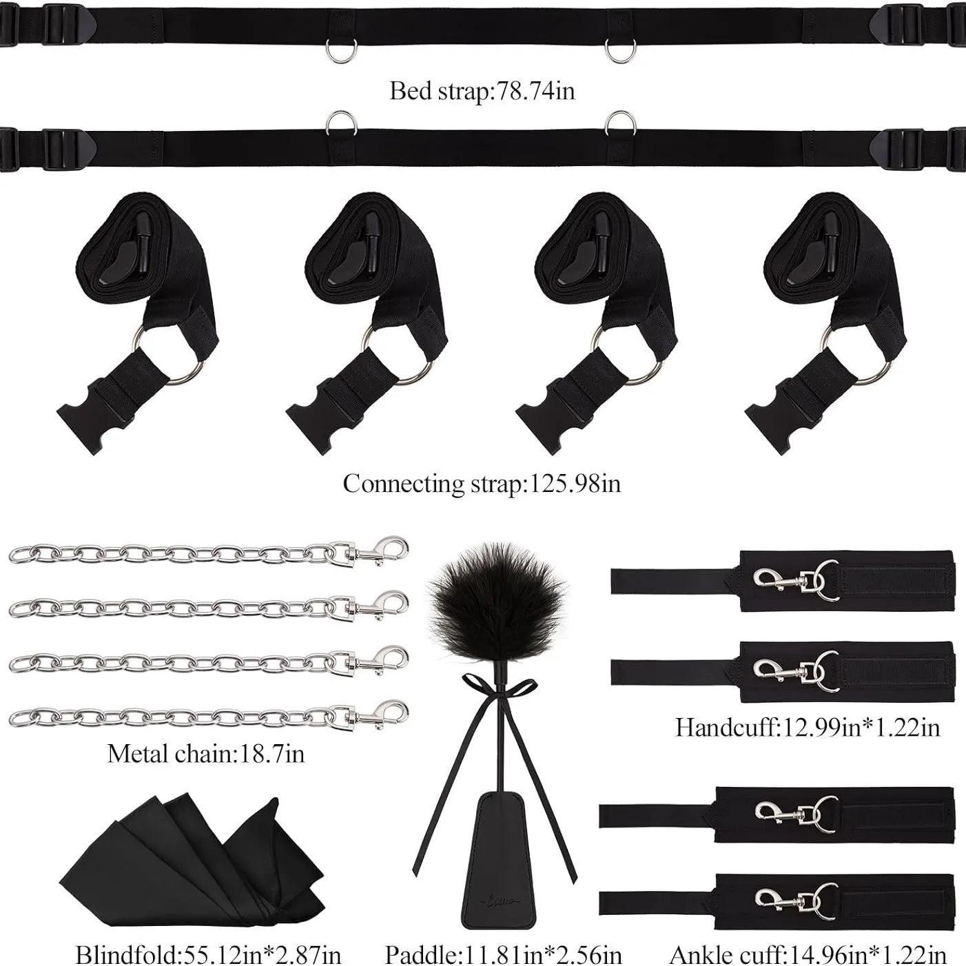 Colour options for bondage accessory