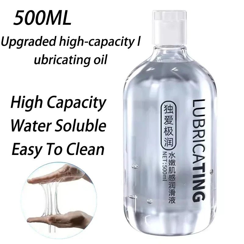 Lubricant bottle with cap detail