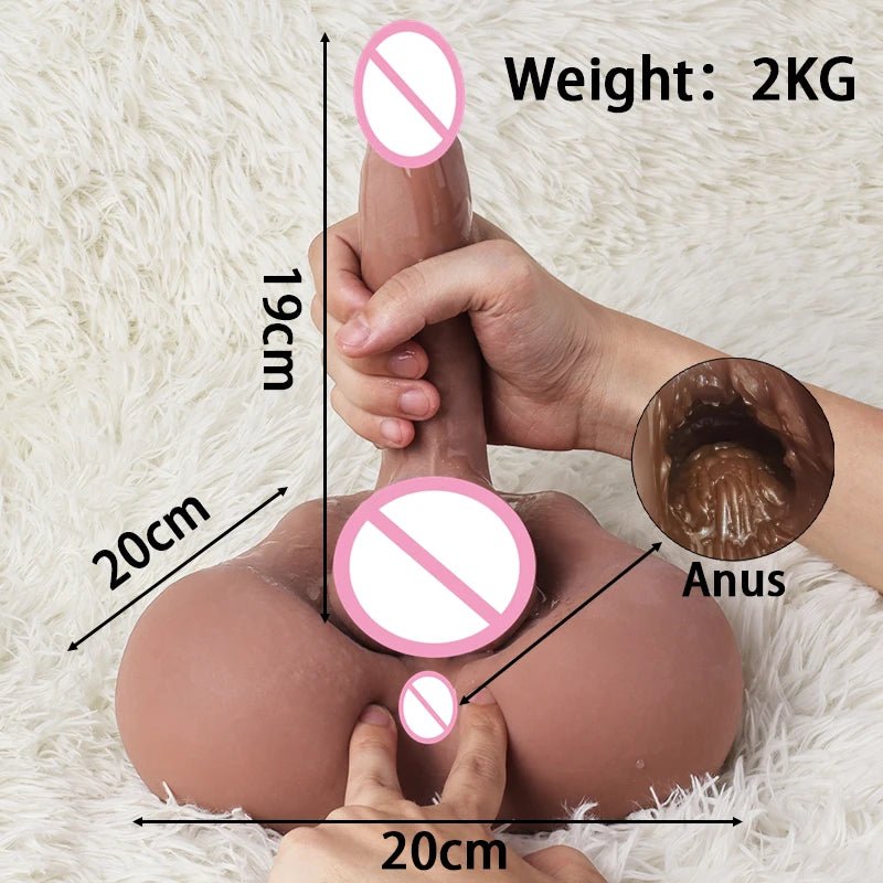 Lower body detail of torso toy