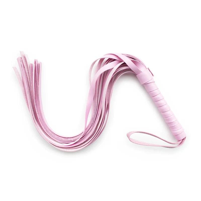 Pink flogger included in the two-piece set