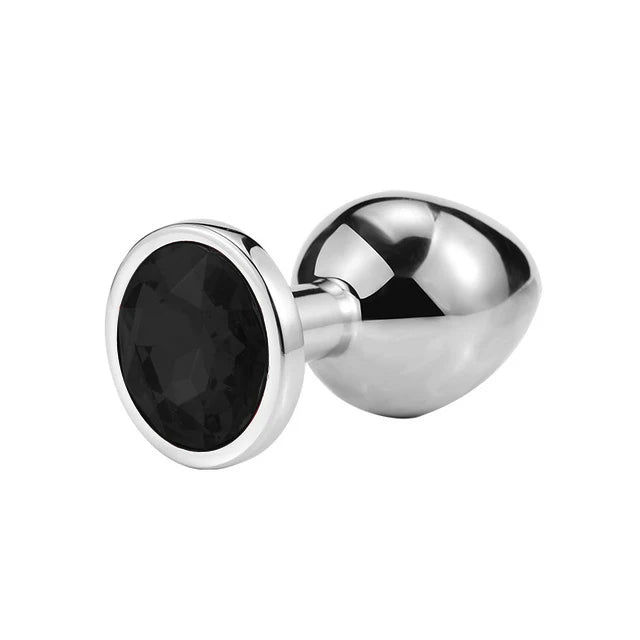 Overhead view of mini round steel plug