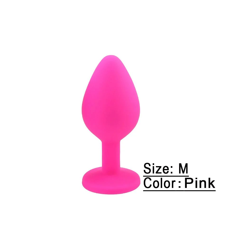 Size comparison of soft silicone plug