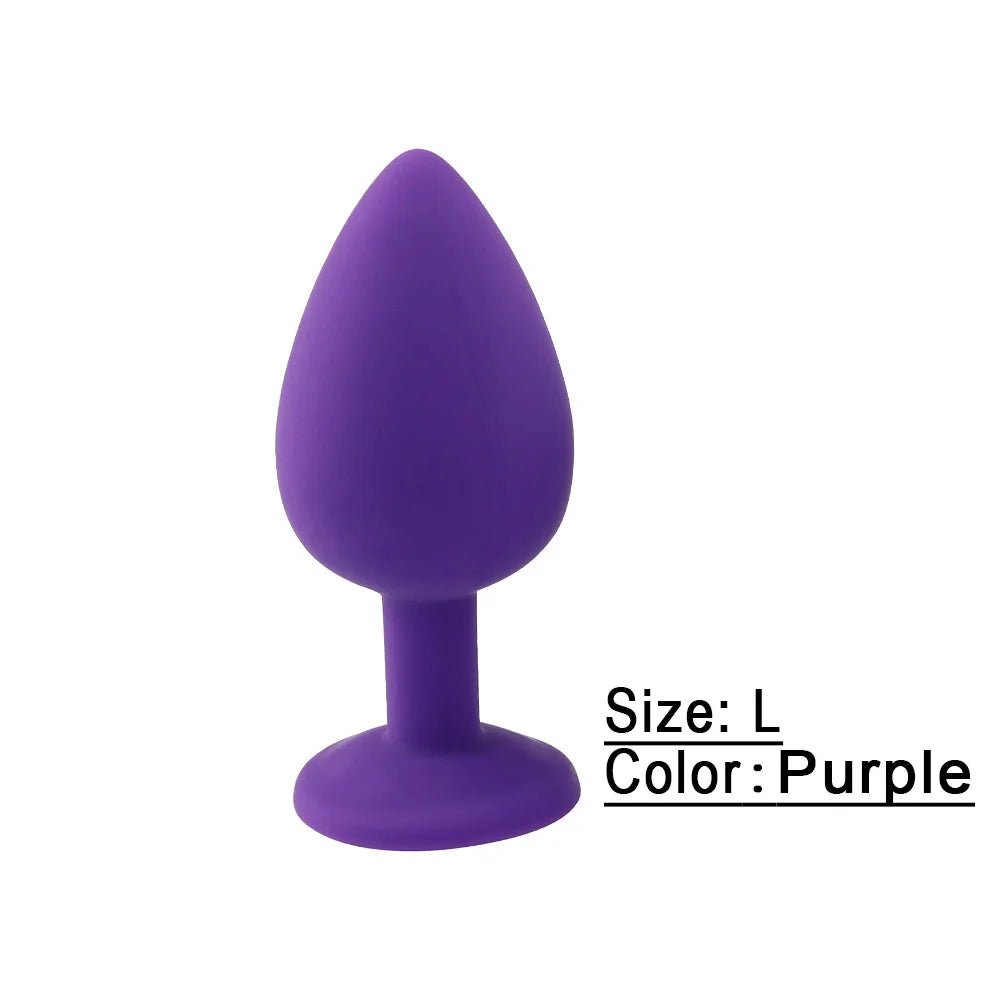 Beginner and advanced sizes of soft silicone plug