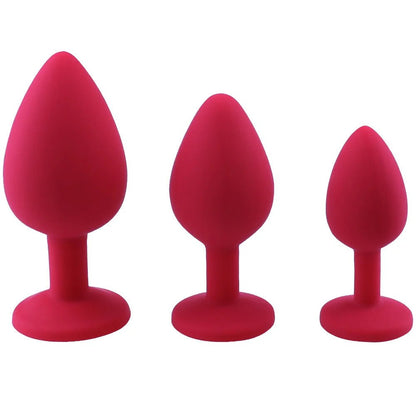 Size chart for soft silicone plug range