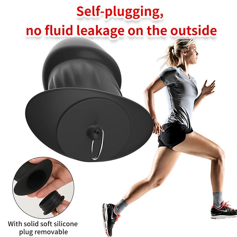 Side profile of hollow adult plug