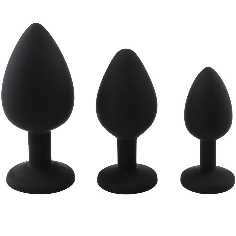 Soft silicone plug on neutral studio background