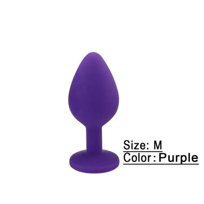 Overhead flat-lay of soft silicone plug