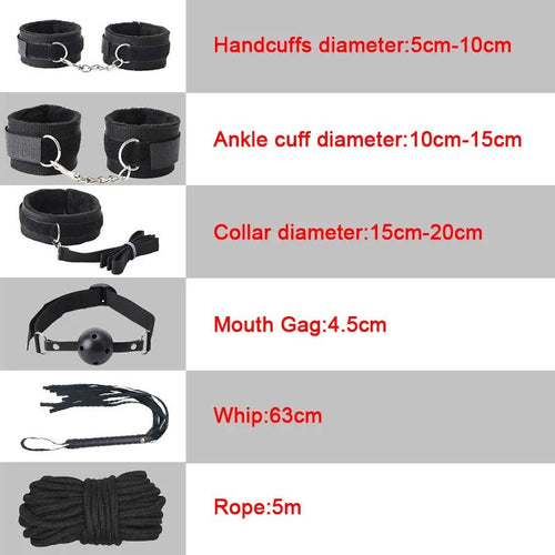Bondage accessory   product overview on neutral background