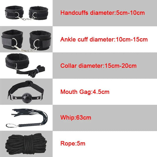 Bondage accessory   product overview on neutral background