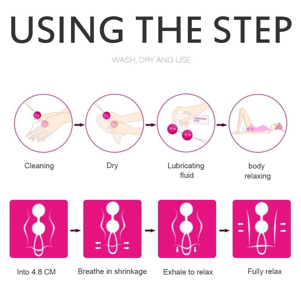 Kegel device with USB charging cable included