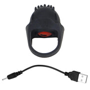 Textured Finger Vibrator with Strap
