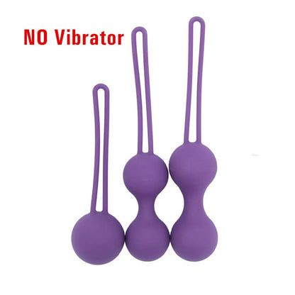 Kegel exercise set with multiple pieces
