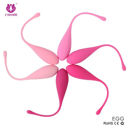 Side profile of kegel trainer showing shape