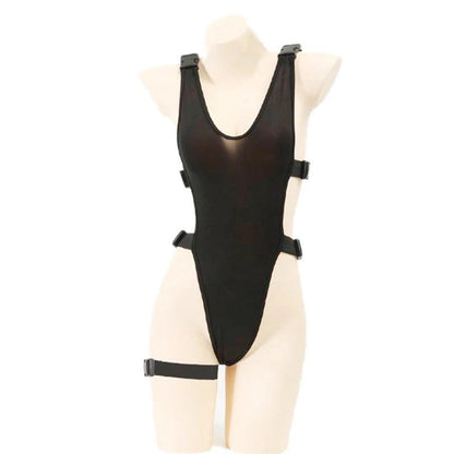 Rear view of lingerie showing back design