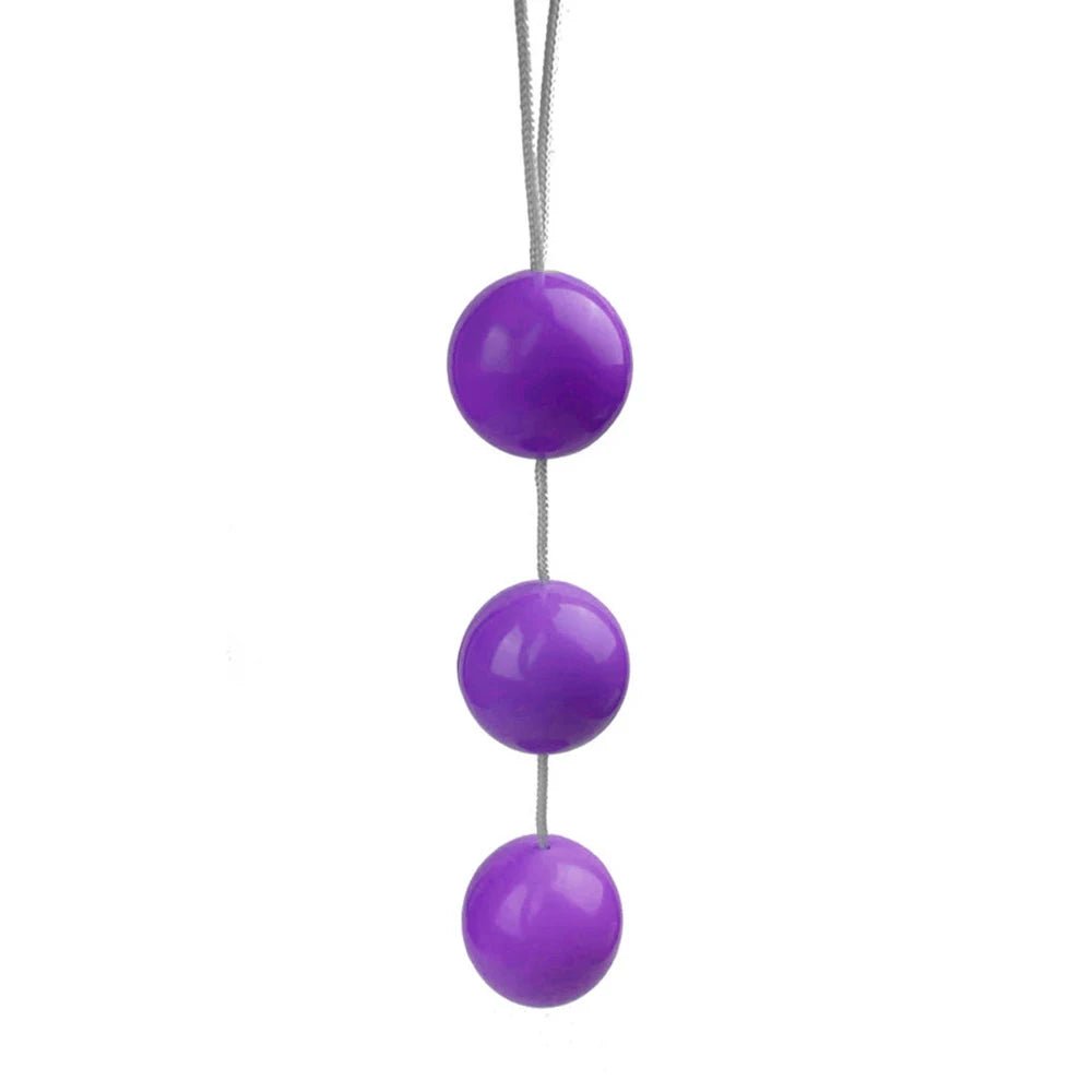 Side profile of kegel trainer showing shape