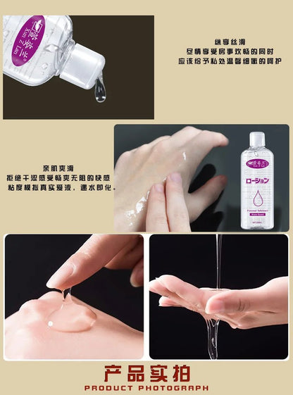 Lubricant bottle with cap detail