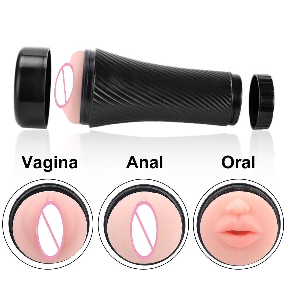 Side profile of male pleasure device