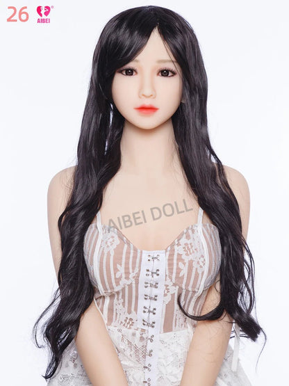 Rear view of adult companion figure