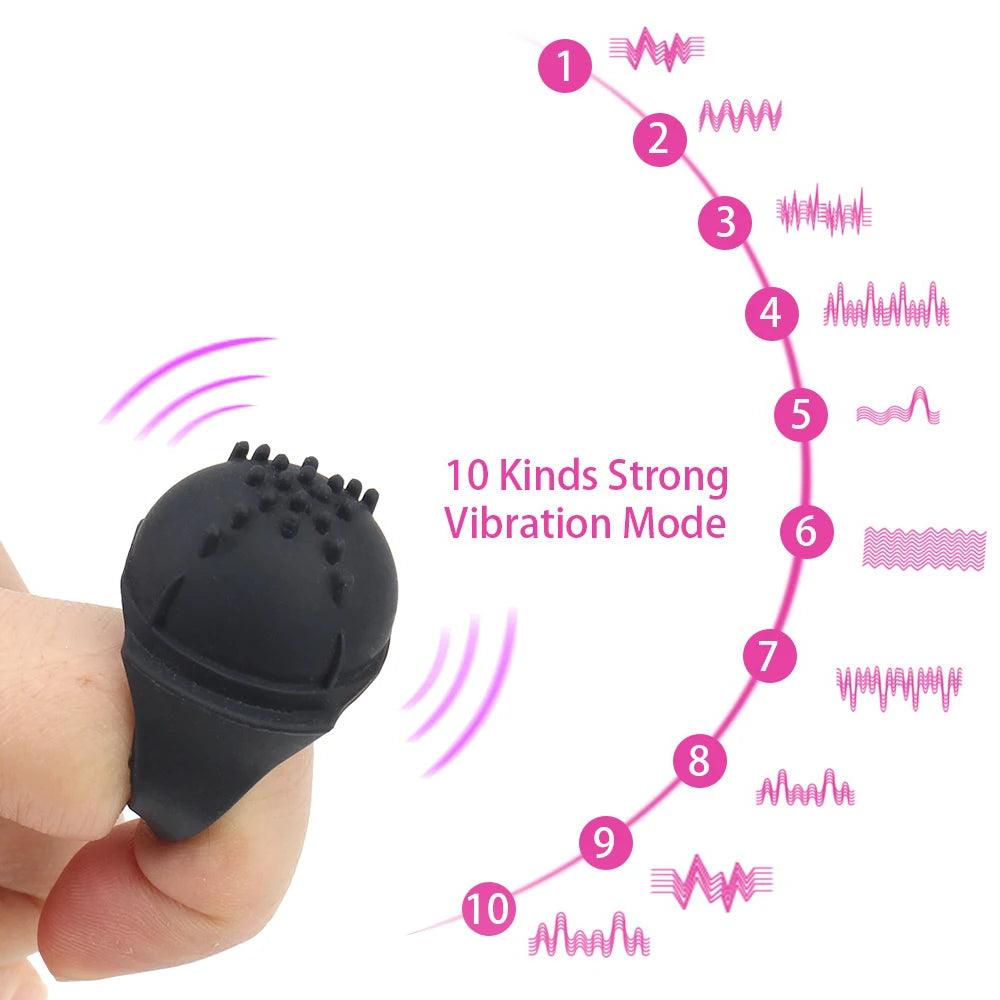 Strapon Fingers Spikes Vibrator – additional product view