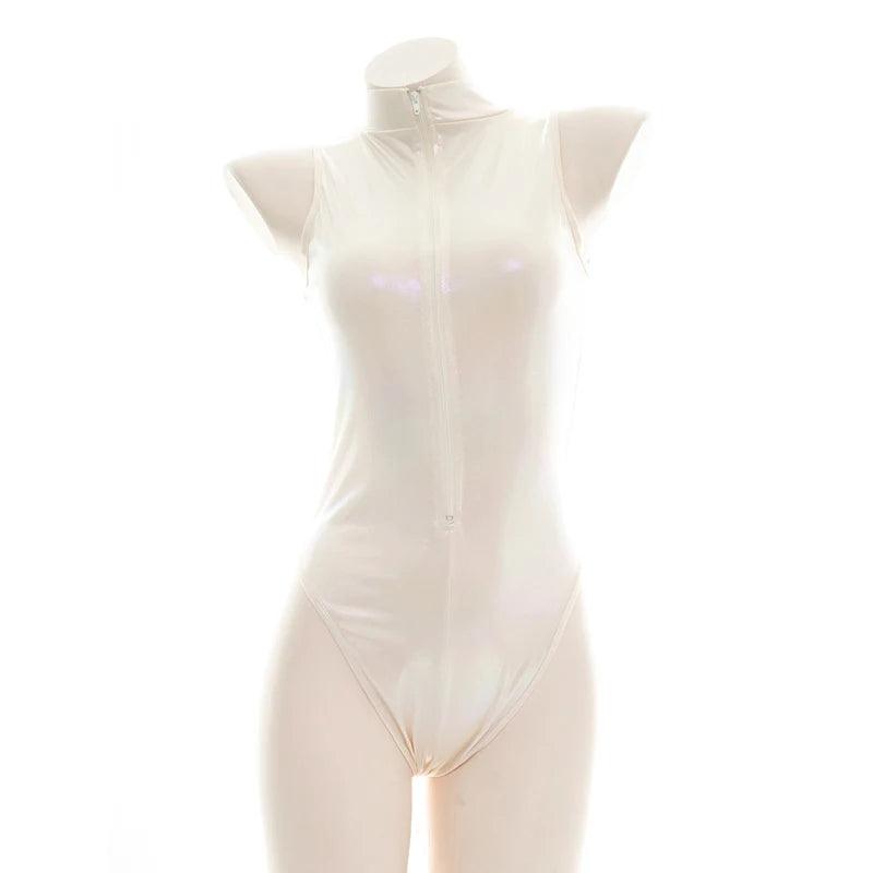 Side view of lingerie showing silhouette
