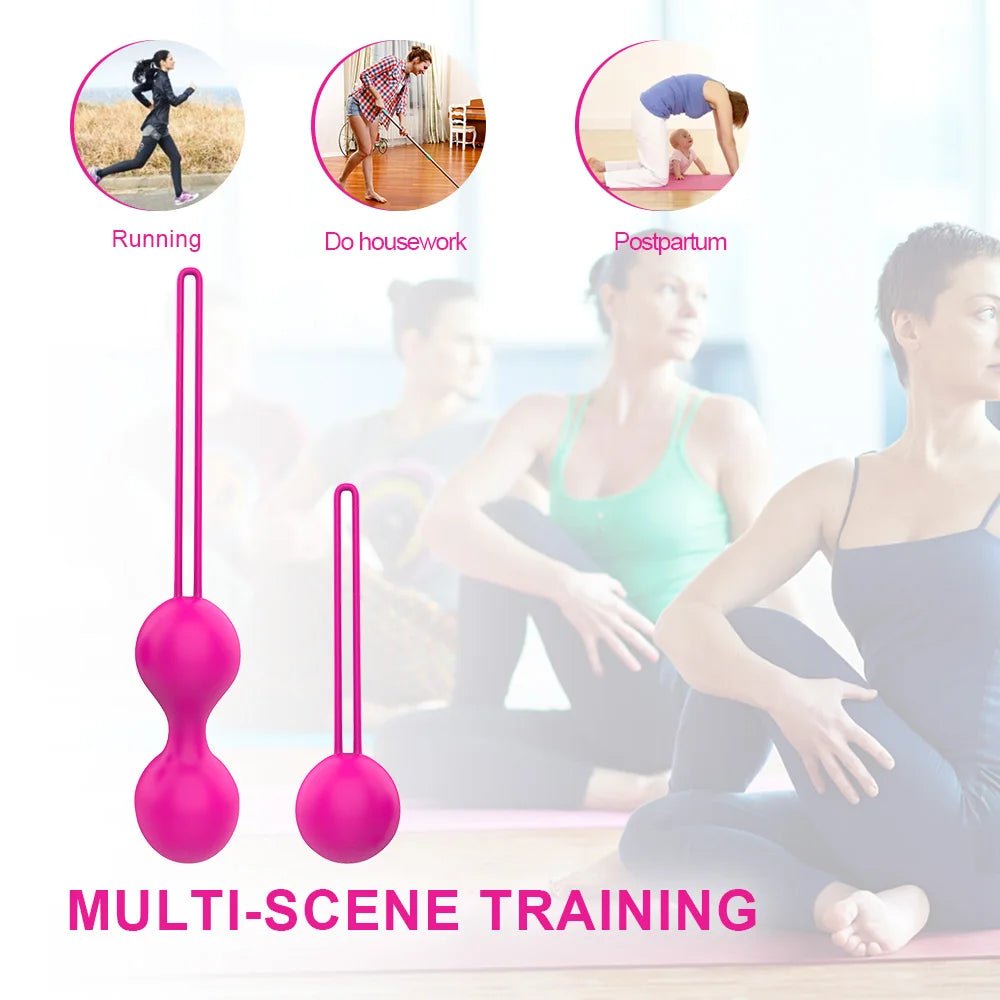 Colour and material options for kegel trainer