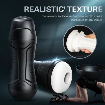 Size comparison of vibrator with scale reference