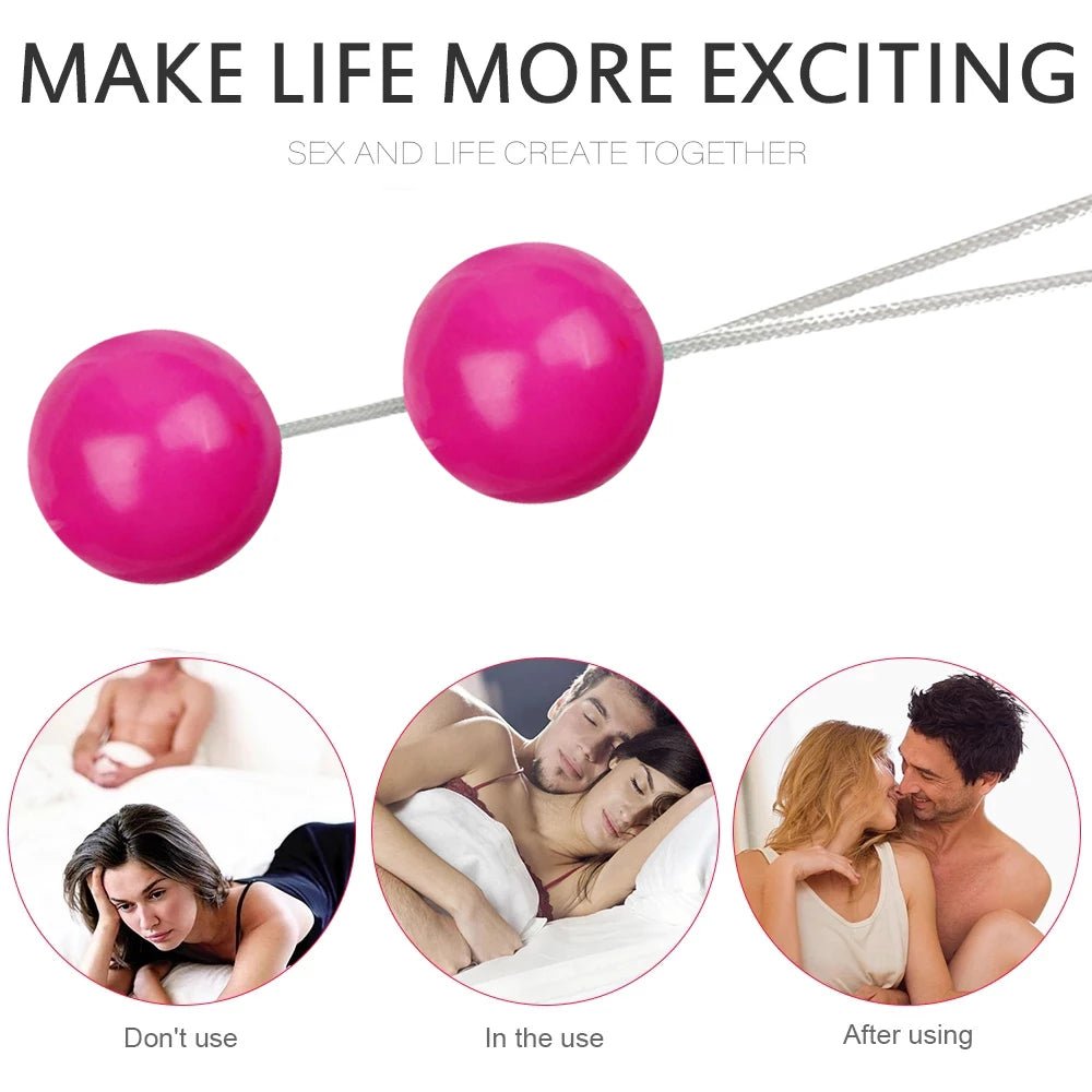 Side profile of kegel trainer showing shape