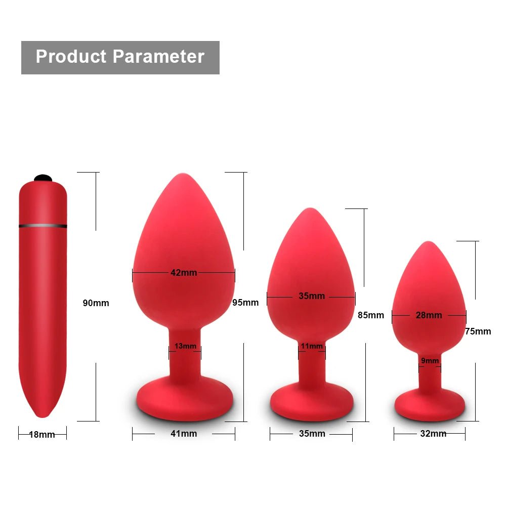 Size comparison of mini bullet vibrator