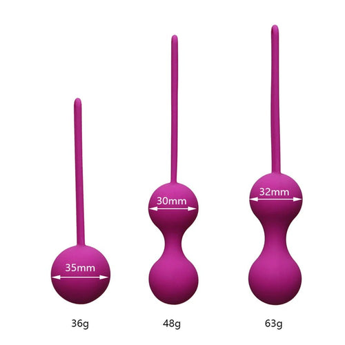 Kegel exercise device   front product view