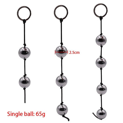 Side profile of kegel trainer showing shape