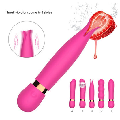 Side profile of vibrator showing shape