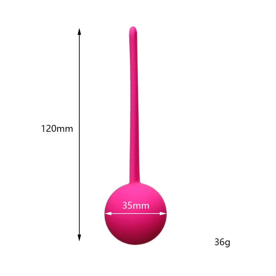 Size comparison of kegel exercise device