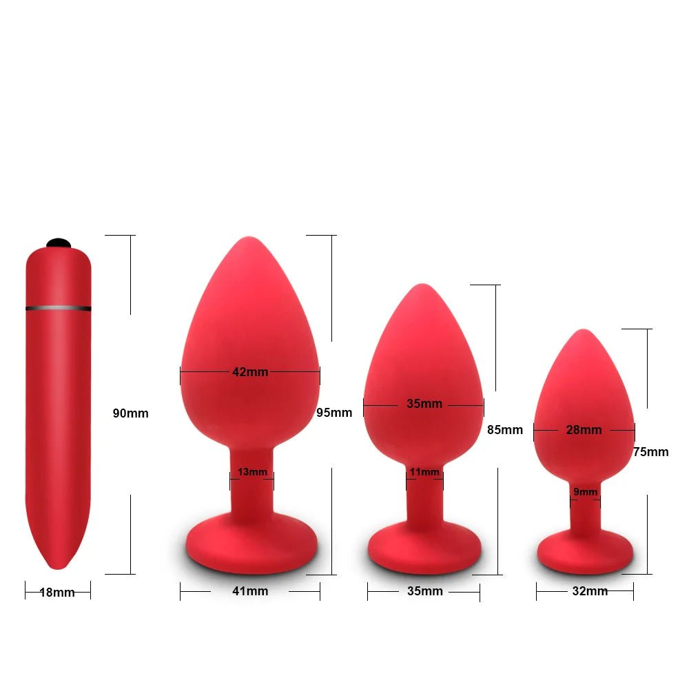 Mini bullet vibrator in storage pouch