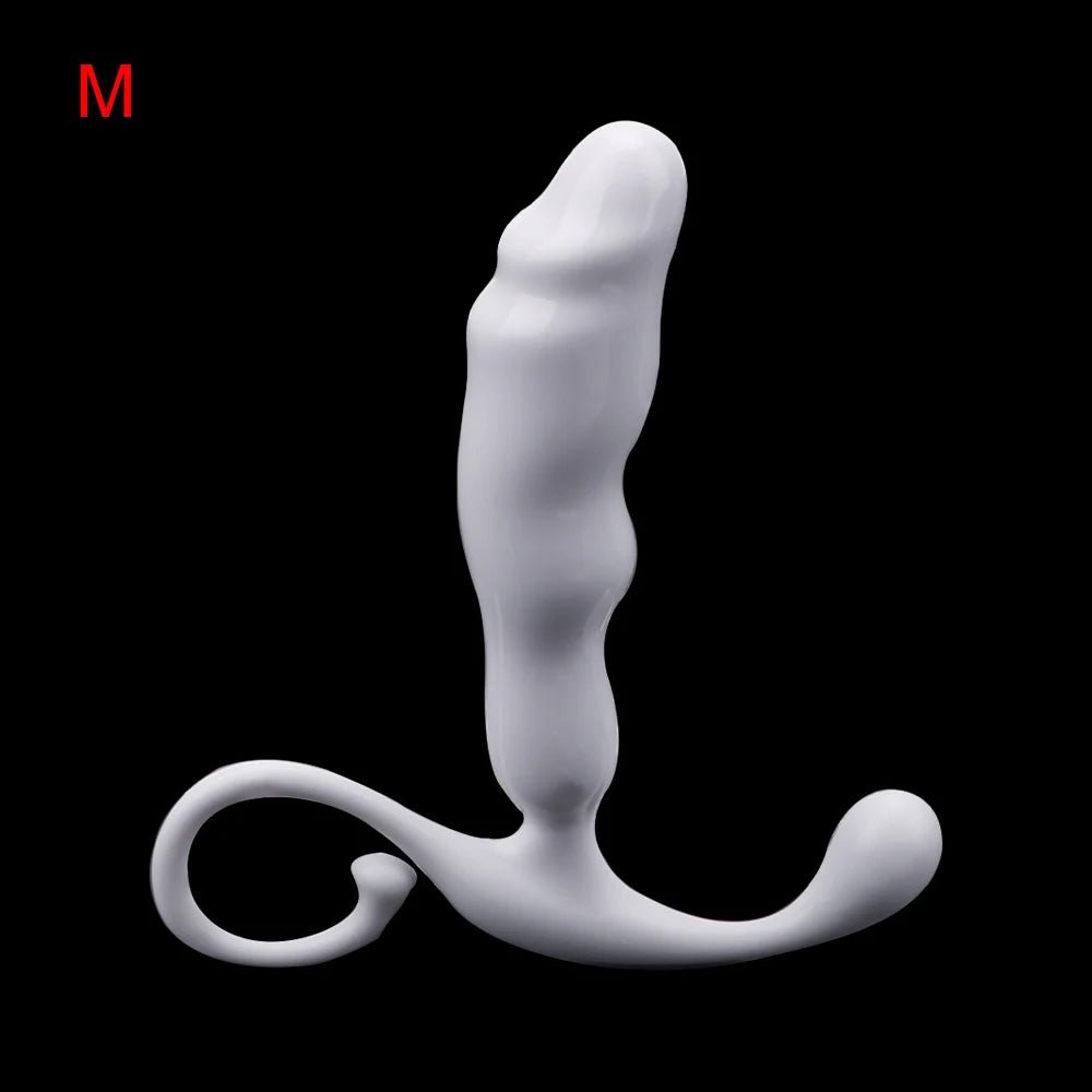 Texture detail along body of adult massage toy