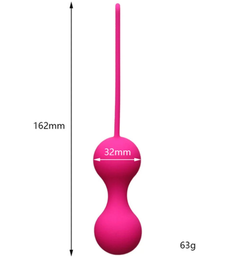 Close-up of silicone material on kegel device