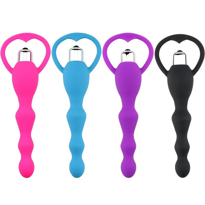 Colour options for vibrating bead adult toy