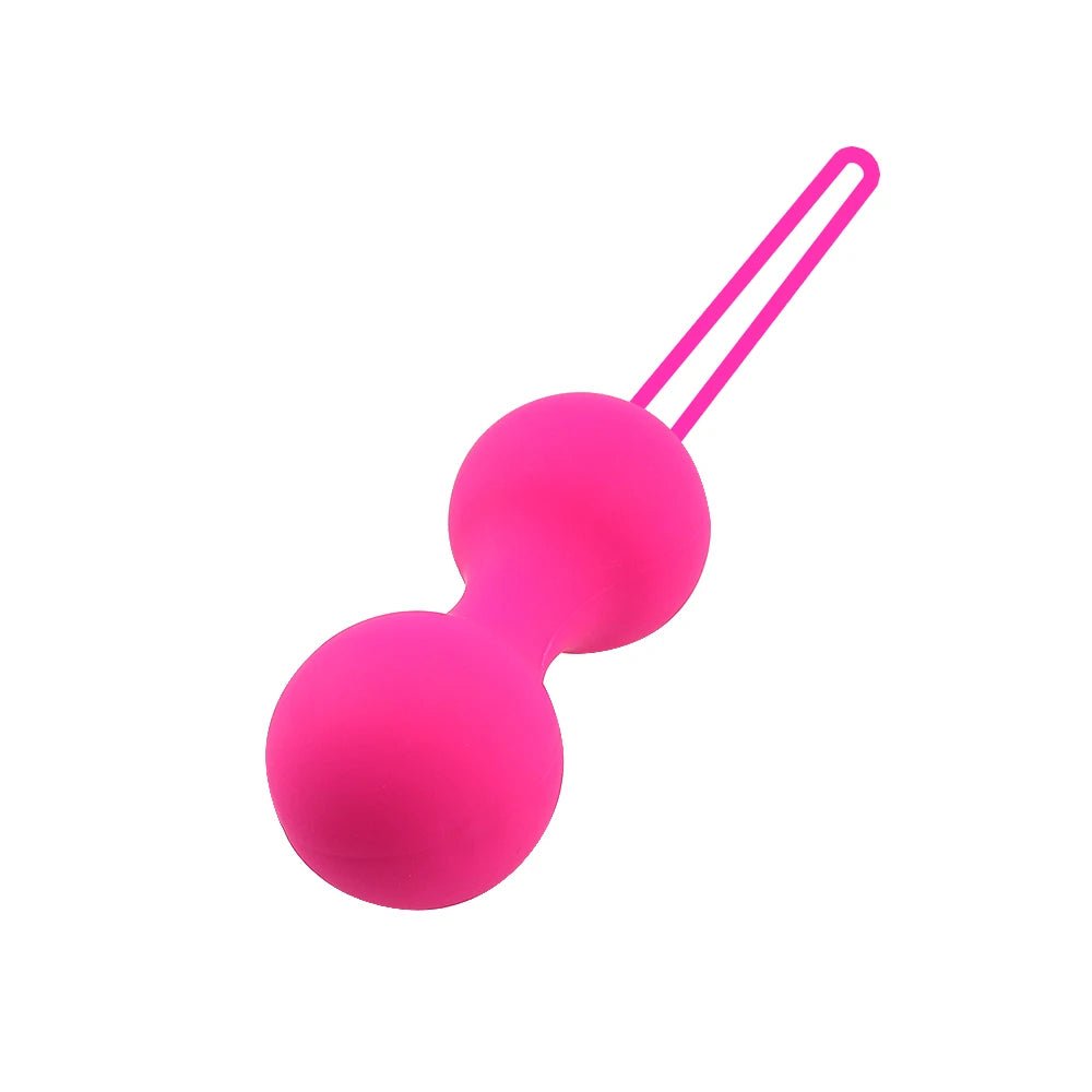 Close-up of silicone material on kegel device