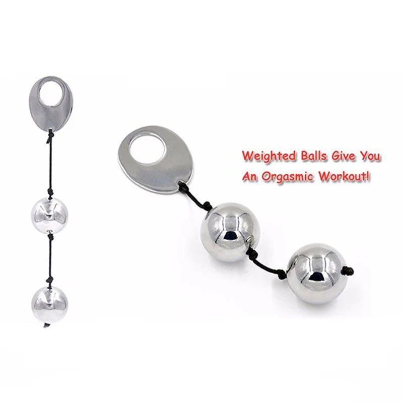 Side profile of kegel trainer showing shape