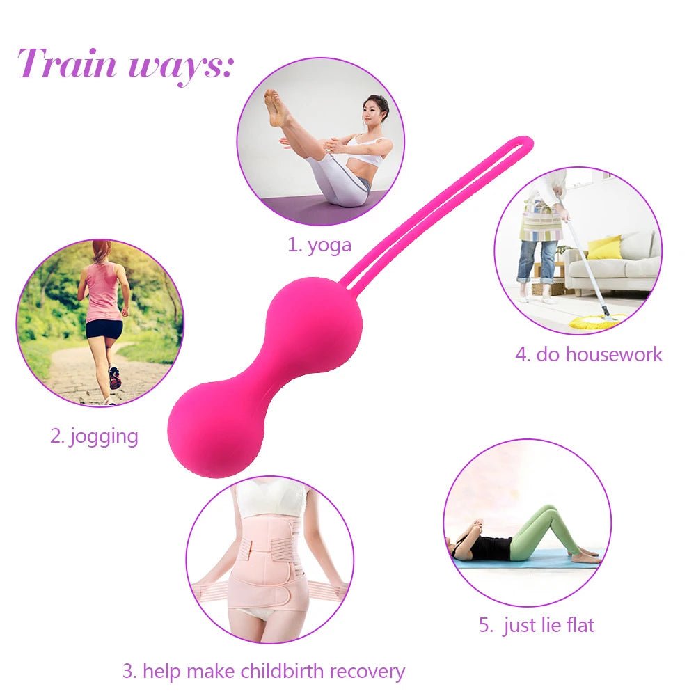 Colour and material options for kegel trainer