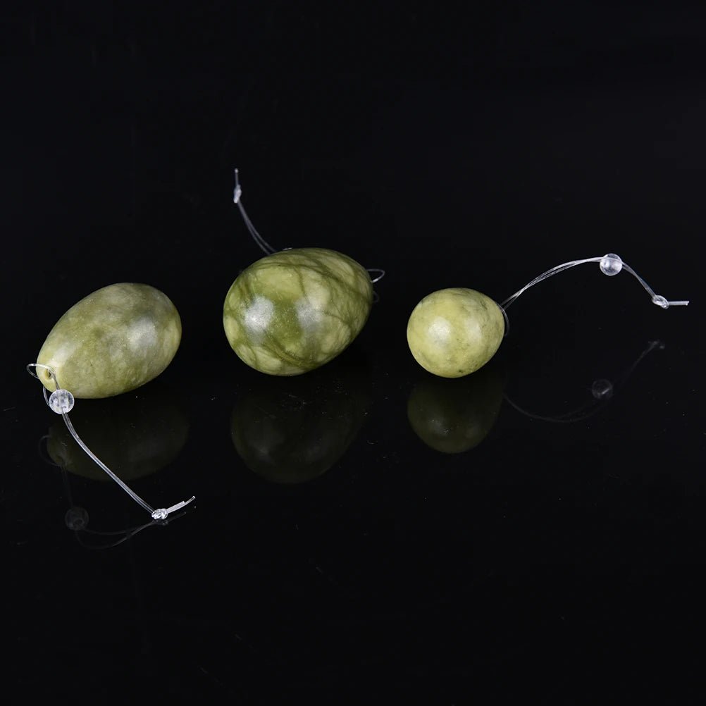 Side profile of kegel trainer showing shape