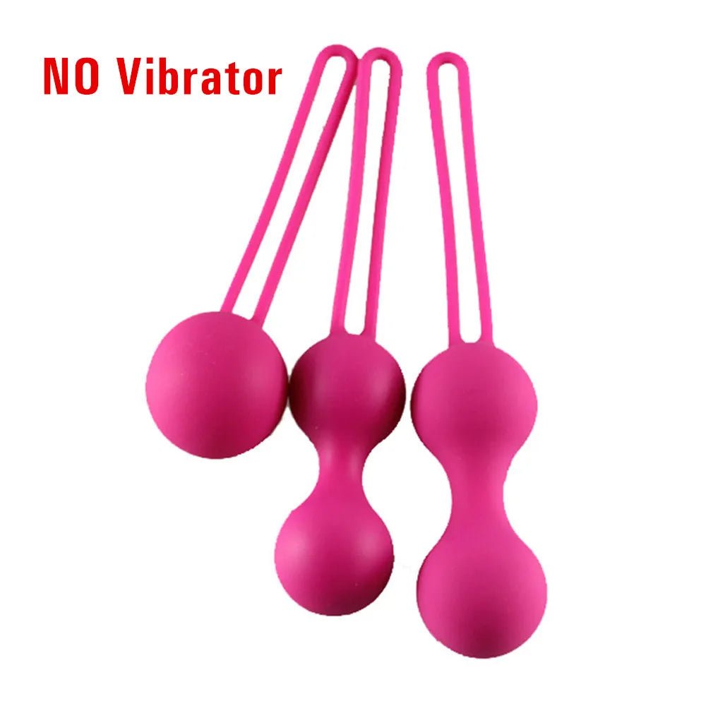Close-up of silicone material on kegel device