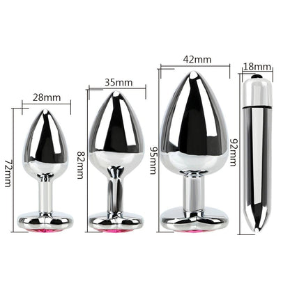 Side profile of IKOKY steel bullet vibrator