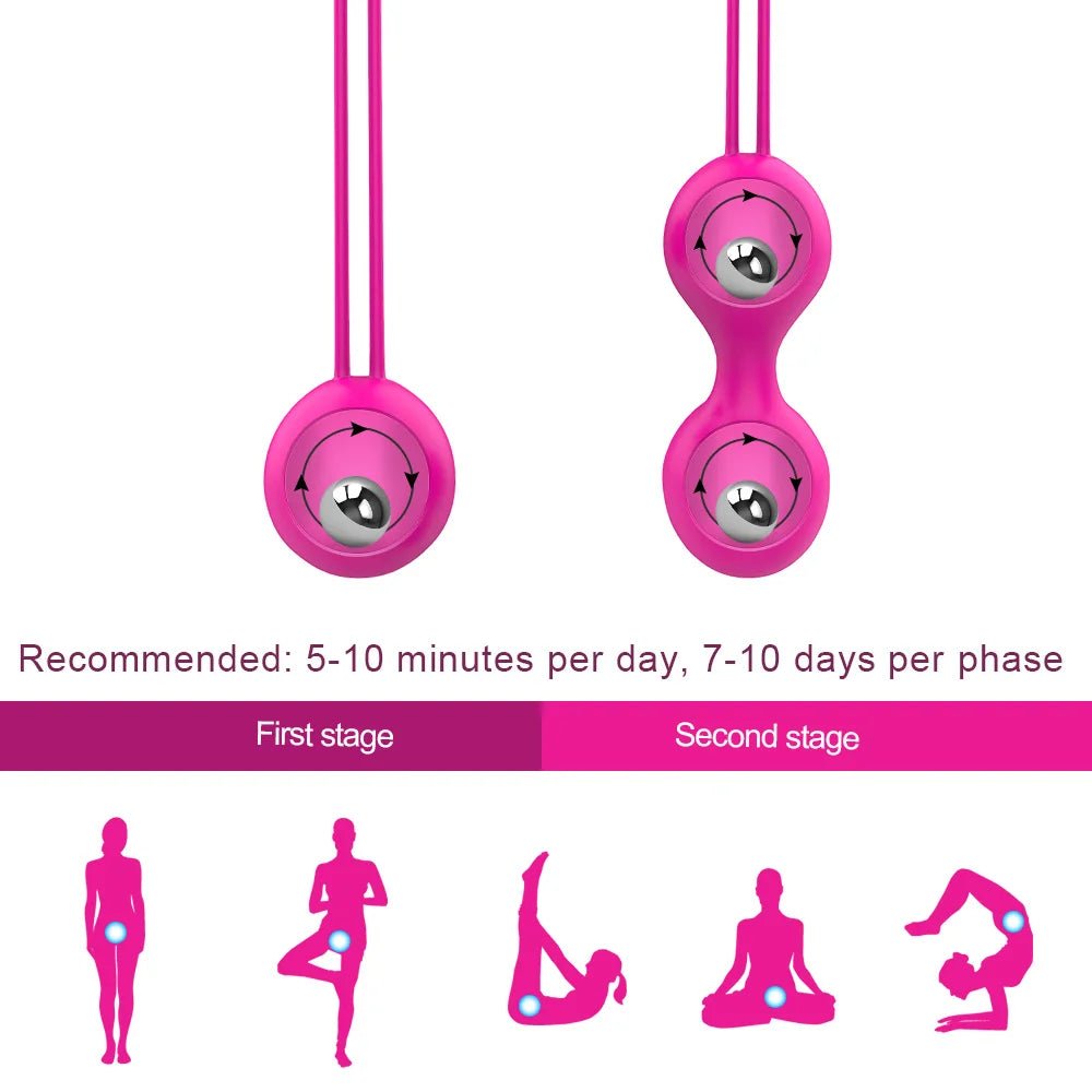 Colour and material options for kegel trainer