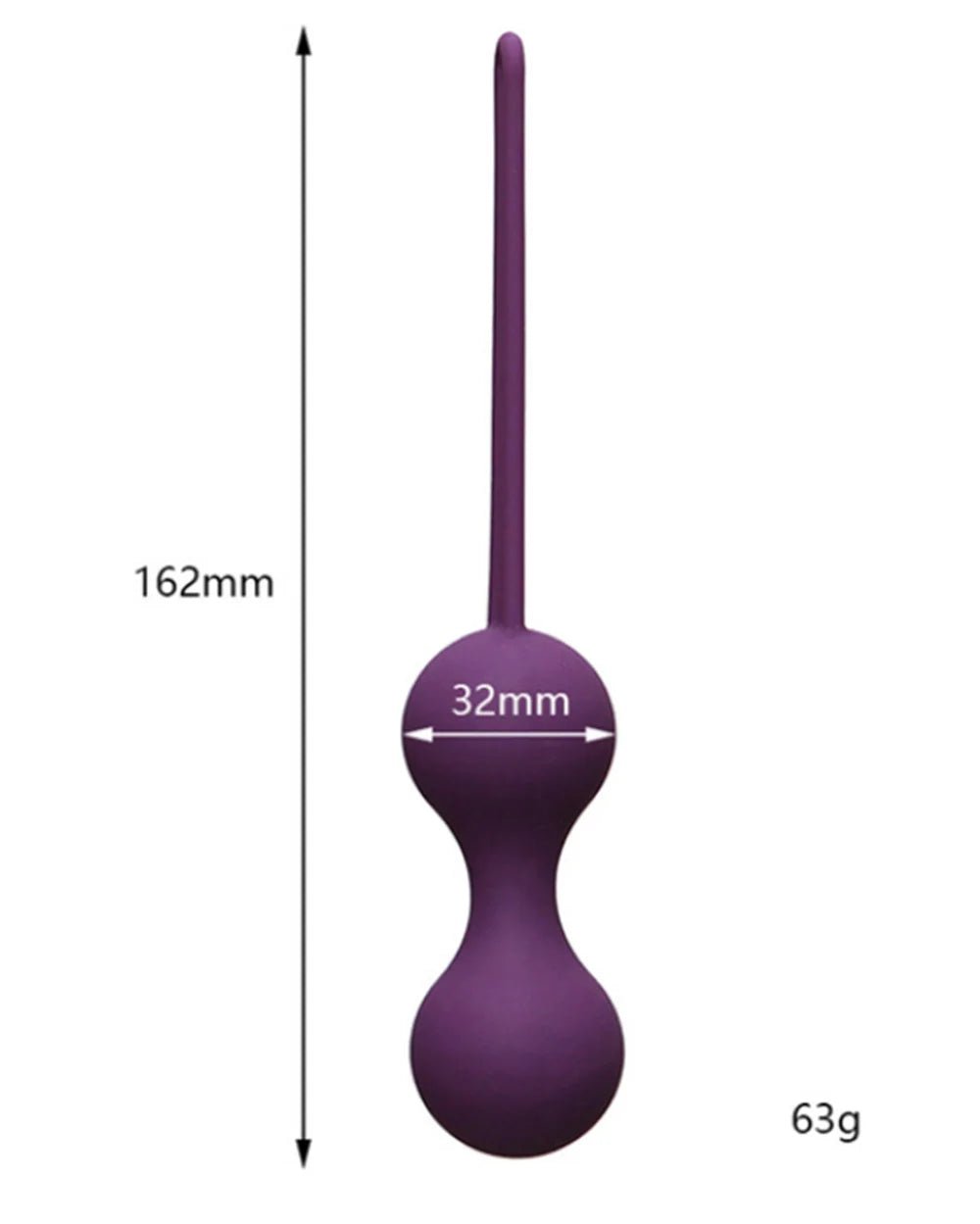 Multiple kegel ball sizes displayed together