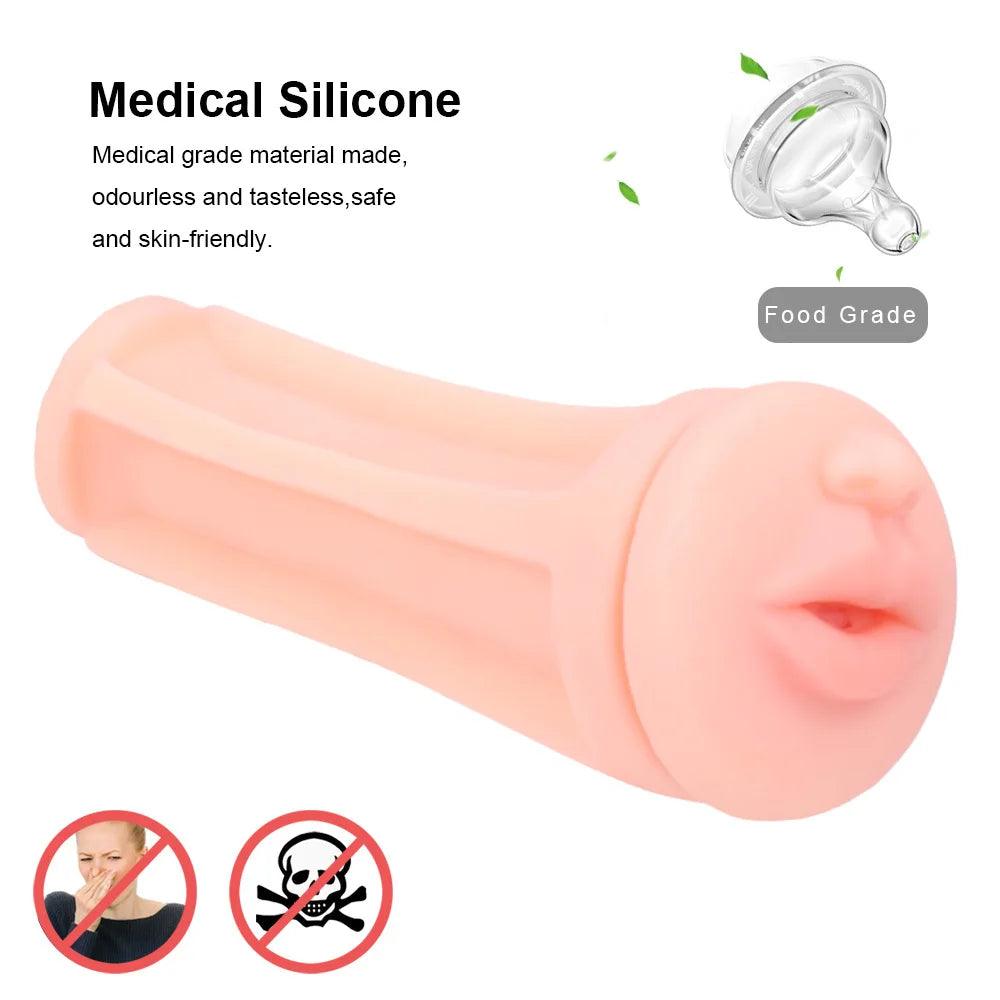 Interior texture detail of male pleasure device