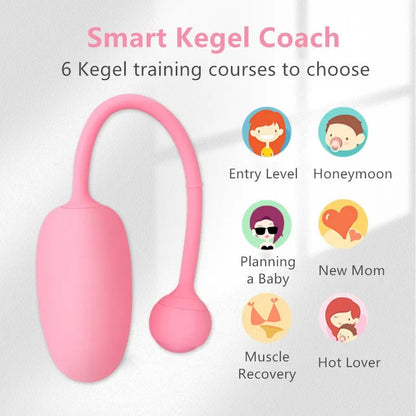 Side profile of kegel trainer showing shape